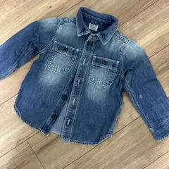 【BREEZE】デニム長袖シャツ サイズ110