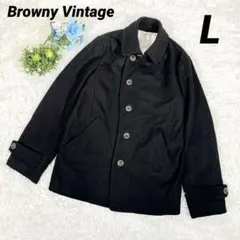 Browny Vintage ブラウニーヴィンテージ ブラック 黒 メンズコートのサムネイル