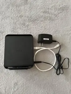 無線LANルーター 黒 本体と付属品
