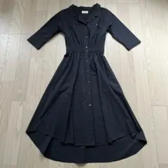 【美品】Limitless Luxury ロングワンピース　濃紺