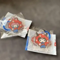 EXPO2025サンリオキャラクターズ ミャクミャクなりきり　アクリルチャーム