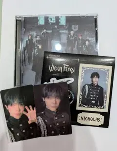 &TEAM We on FireCD NICHOLAS ステッカーフォトカード