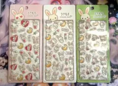 正規品 うさもち ぷくぷく キャンディ3D シール ボンボンドロップ 吉田産業