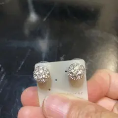 SWAROVSKI スワロフスキー　シルバーボールピアス