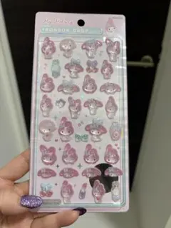 My Melody ボンボンドロップシール 30枚入り