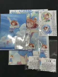 きゃらっとくじ 五等分の花嫁 ～Blue Summer Days～ 四葉セットのサムネイル
