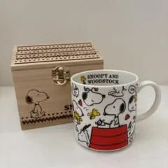 新品未使用　スヌーピーマグカップ　木箱付き