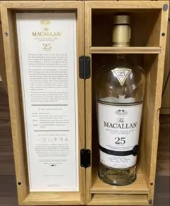 THE MACALLAN マッカラン 25年 700ml空瓶 1本空箱 木箱付き - メルカリ