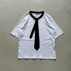 agnes b. white tie design tee ネクタイ tシャツのサムネイル
