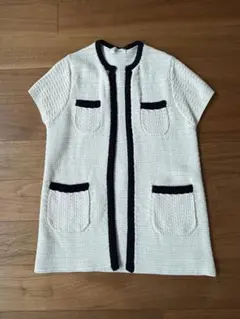 週末限定値下げ　デプレ　Cミラノ ZIP-UP ニットベストのサムネイル