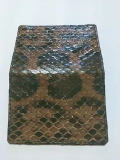 【希少】蛇革 本革 財布 ハンドメイド