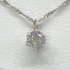 pt900 pt850 ダイヤモンド0.40ct ネックレス 鑑定書付き - メルカリ