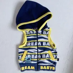 DREAM BABYS フード付きベビーベスト 80