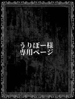 うりぼー様専用ページ