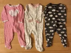 【送料込】carter's カーターズ等　ロンパース3枚セット 6-9M