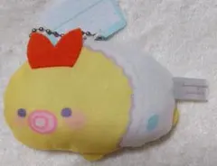 すみっコぐらし　すみっコベビー よこむきぺたんこマスコット えびふらいのしっぽ