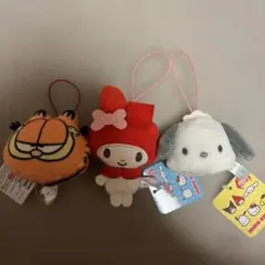 ガーフィールド マイメロディ ポチャッコ ぬいぐるみ マスコット