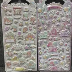 サンリオキキララぷっくりシール2枚セット