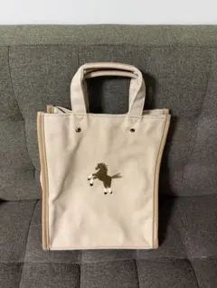 セブンテンバイミホカワヒト ワンポイント馬刺繍ミニショルダーバッグ