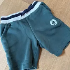 プチバトー　 Petit Bateau グリーン ハーフパンツ 95cm