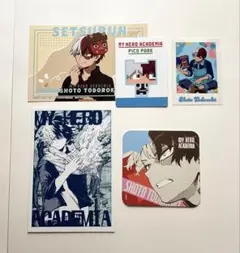 ヒロアカ　轟焦凍　原画展ポストカード　アートコースター　他特典まとめ売り