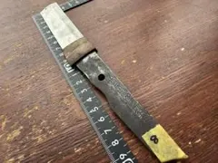 新品未使用】肥後守 ダマスカス ナイフ 小刀 昭和レトロ キャンプ 鉛筆 