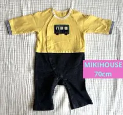 ミキハウス ベビー服 ロンパース カバーオール 車柄