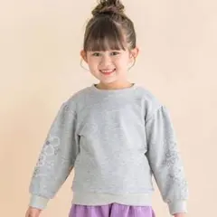 Noeil aime BeBe 裏毛トレーナースウェット90（グレー）