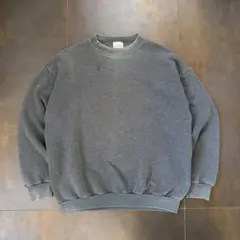 90s USA古着　TULTEX　フェード スウェット　プレーン　無地　メンズL