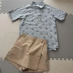 BEAMS GOLF ラップスカート風 キュロット ショートパンツ