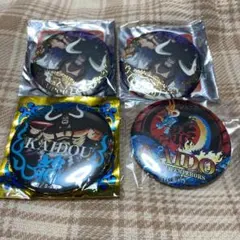 ONE PIECE ワンピース　カイドウ 缶バッジ 4種セットのサムネイル