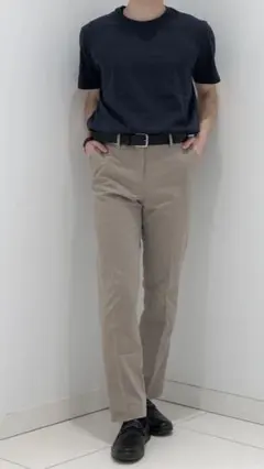 ユニクロ 感動パンツ/ライト ウエスト85cm レングス76cm ベージュ