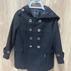 COMME CA ISM 黒 コート 90サイズ