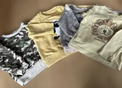 80サイズ相当　ロンTトレーナー４枚セット