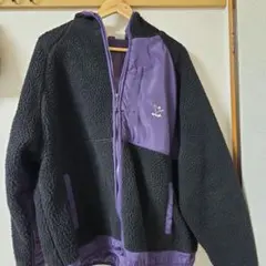 【Mark Gonzales】フリースジャケット Lサイズ 黒/紫