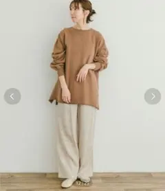 ITEMS URBANRESEARCH　ピグメント裏毛オーバースウェット