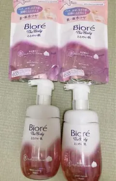 Biore The Body 泡ボディウォッシュ 本体2本 詰替2本