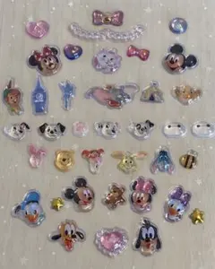 プチドロップステッカー　ボンボンドロップシール　ディズニー