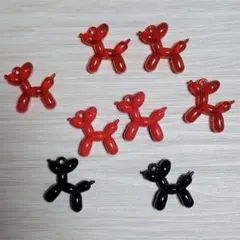 バルーン犬デコレーションパーツ 8個セット