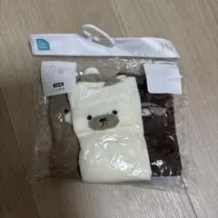 ベビー靴下 3足セット クマ柄7-9cm