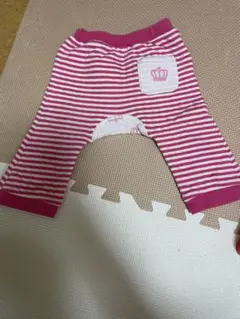 美品☆ BABYDOLL ピンクストライプボトムス 90