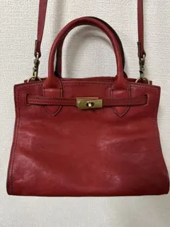 ダコタ ショルダーバッグ 2way オーリオ ターンロック 型押しロゴ レザー