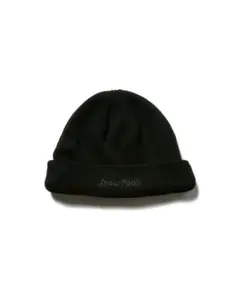 Logo Knit Cap snow peak ブラック