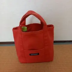 marimekkoミニペルスカッシ キャンバストートバッグ　レッドのサムネイル