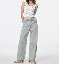 GU バレルレッグジーンズ（丈標準71.0〜75.0㎝）