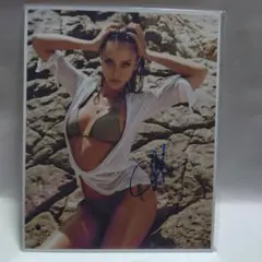 Jessica Alba サイン入り写真 A4サイズ