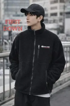 FIRST DOWN EXPLORATION GEAR ボアフリースジャケット