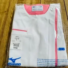 【新品】MIZUNO ミズノ 医療用 ジャケット ホワイト×ピンク Sのサムネイル