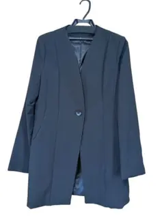 ノーカラージャケット ロングジャケット　入学式　卒業式
