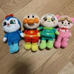 アンパンマン ぬいぐるみ 4体セット